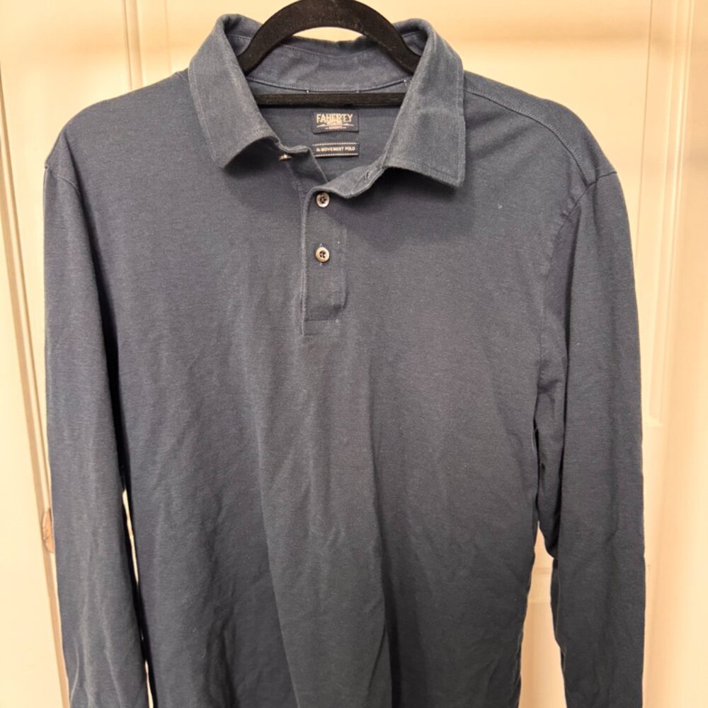 Faherty Long Sleeve Movement Polo